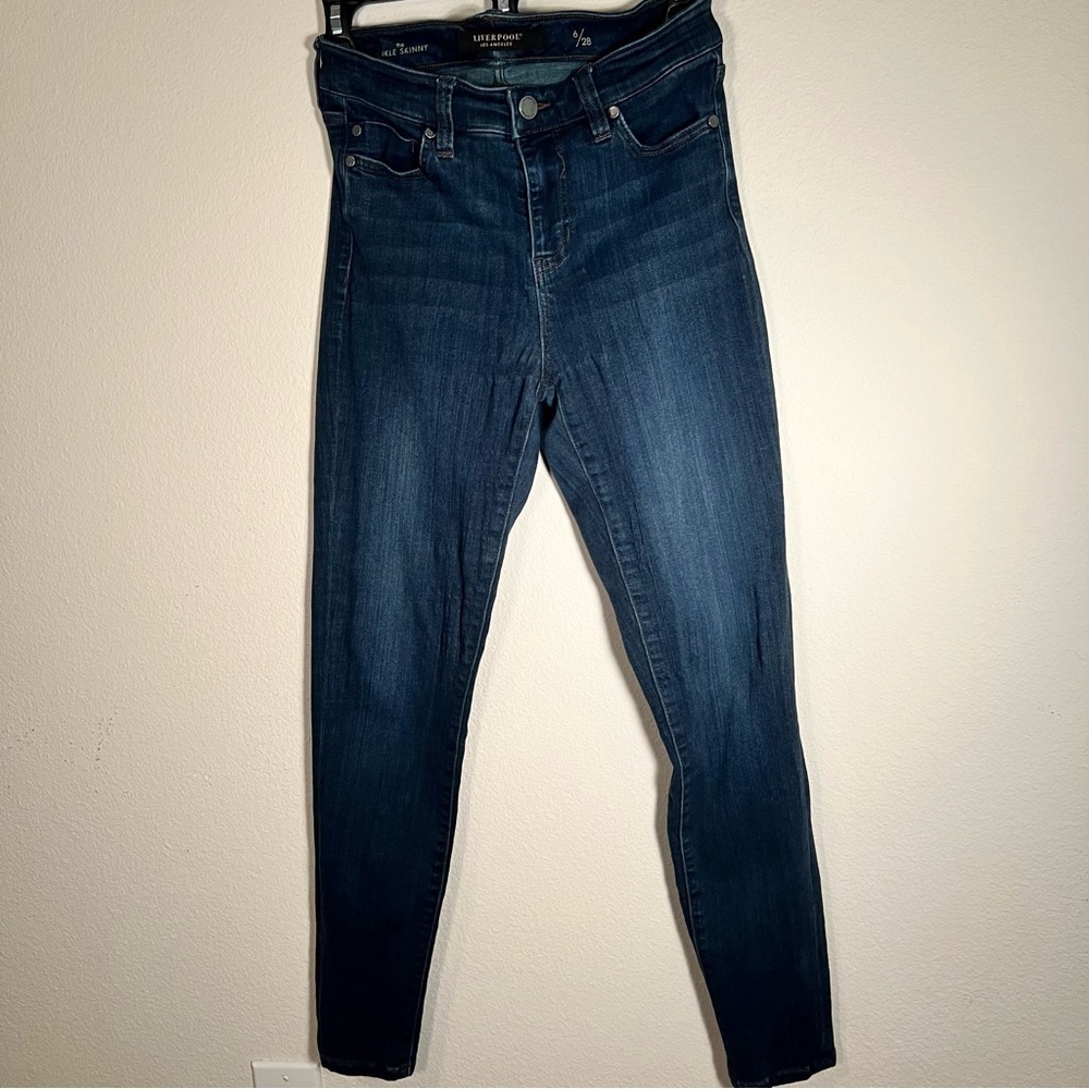 Liverpool Blue Skinny Jeans Women's Small